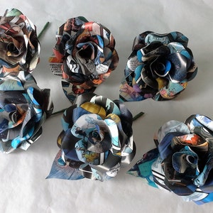 6 x Comic Book Buttonholes / Boutonnieres