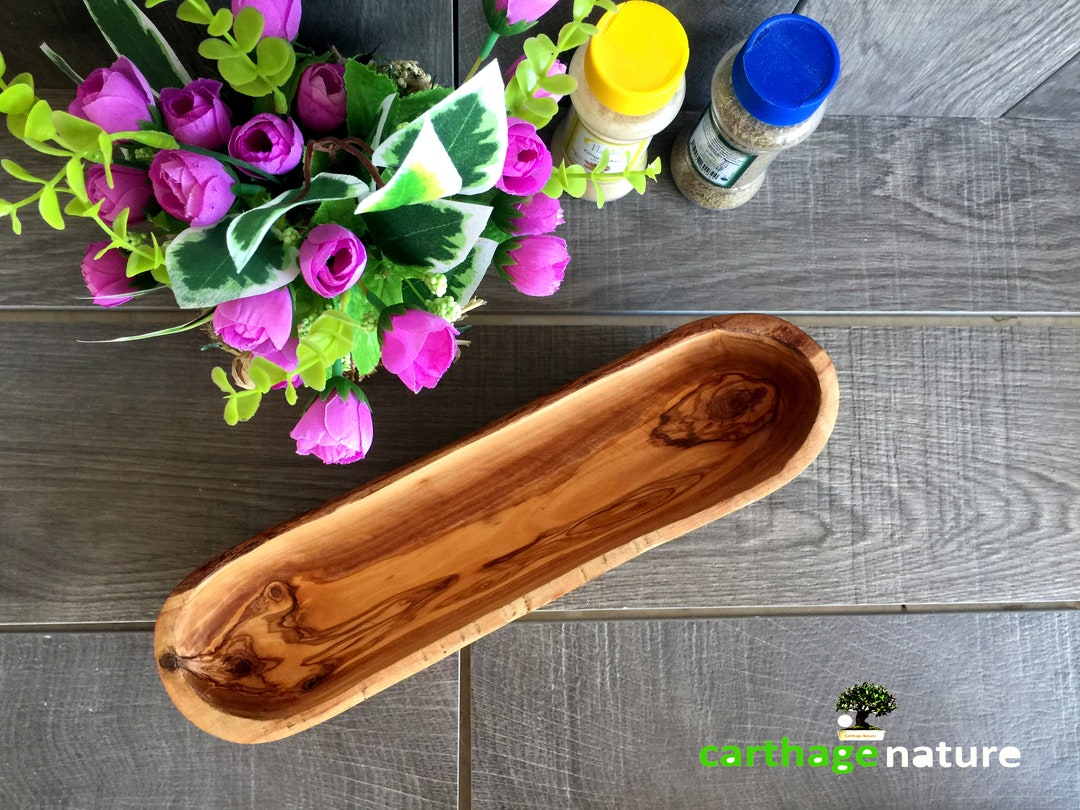 Christmas Gift Olive Wood Bread Basket Kitchenware Etsy
