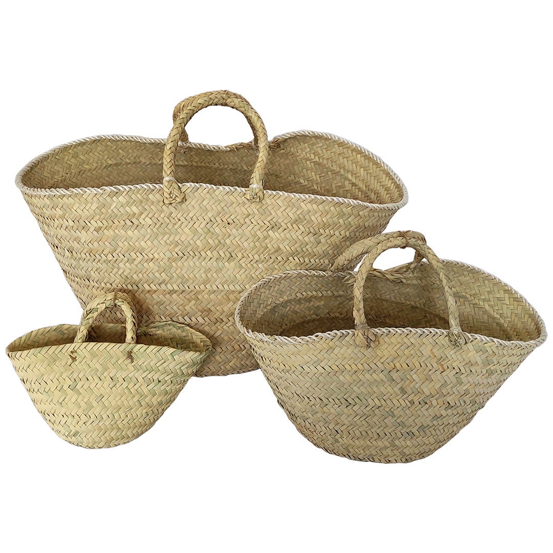 Cadeau Pour Elle, Couffin Traditionnel en Fibre de Palmier Naturelle, Cadeau Ami Insolite, Papa, Cou