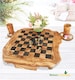 Christmas present, mother's day gift, mom gift, fiance present, olive wood rustic chess set board 18 