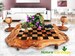Christmas gift, unique guft, Olive wood chess set board 11.8 