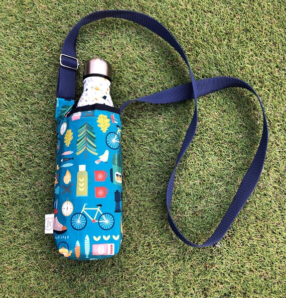 Water Bottle Carrier/ Cross Body Water Bottle Holder/ Hands Etsy UK
