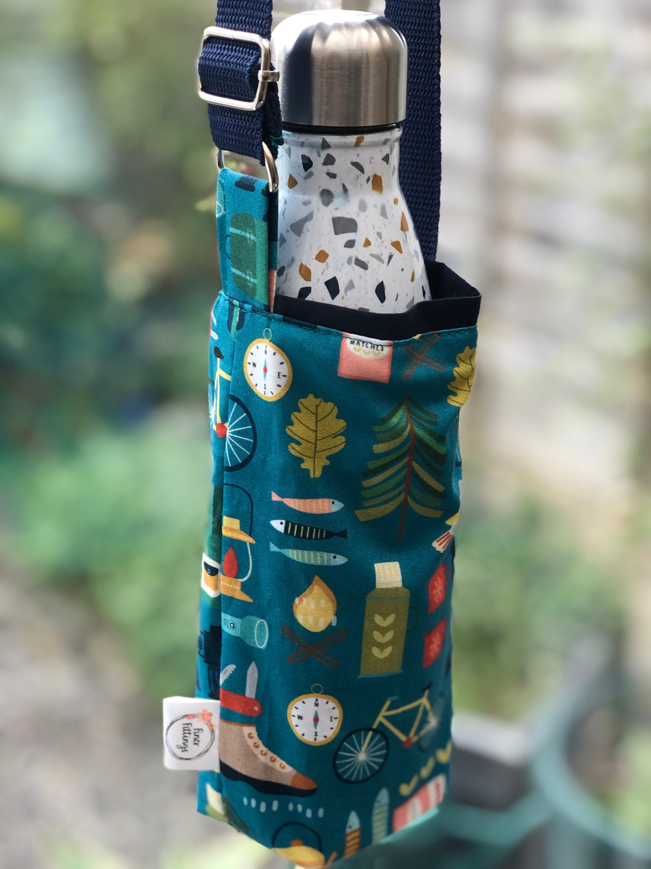 Water bottle carrier/ cross body water bottle holder/ hands Etsy