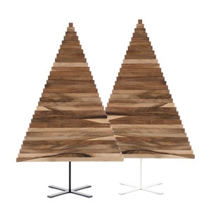 Wooden Christmas Tree / M YELKA / 40in 100cm / Walnut, Oak, Maple wood / Metal stand / Weihnachtsbaum / Sapin de Noël / albero di Natale Walnut