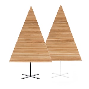 Wooden Christmas Tree / L YELKA / 4,9feet-150cm / Walnut, Oak, Maple wood / Metal stand / Weihnachtsbaum / Sapin de Noël / albero di Natale Oak