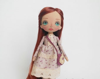 Custom fabric doll handmade Personalized rag doll