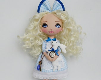 Alice rag doll handmade