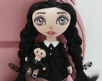 Horror rag doll Handmade fabric charm doll Ukraine shops