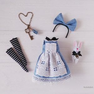 Alice Rainbow high clothes Blythe doll outfit Rainbow High Junior dress