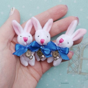 Bunny for dolls Miniature toy Doll accessories - Blythe - Rainbow High - Middie blythe - Petite blythe