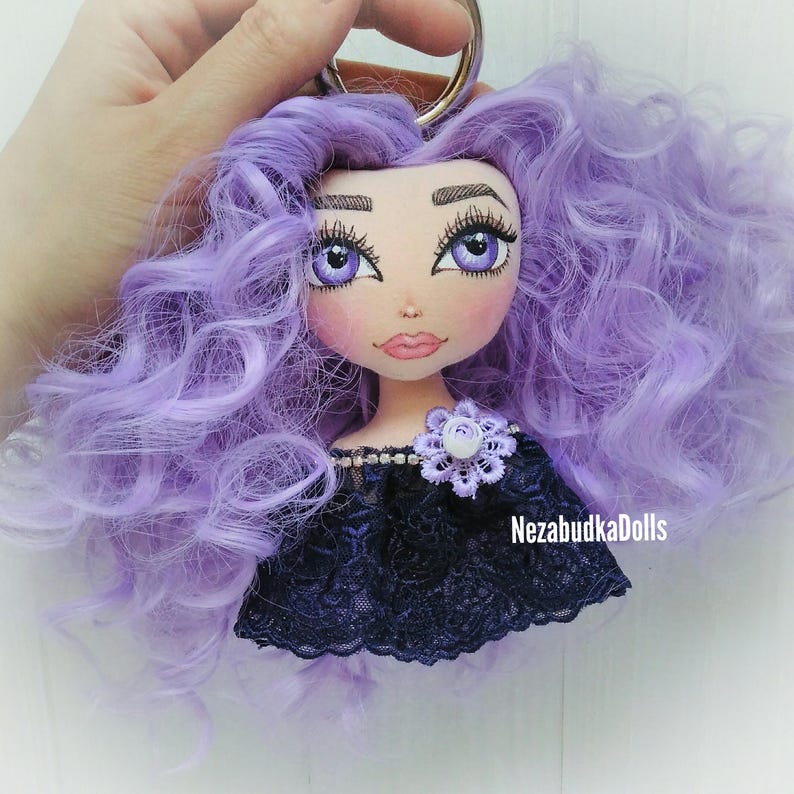 Hair Dolls hair Curly hair for dolls 6 Artificial hair for dolls Hair for wig Synthetical hair Ragdolls Wavy hair for wig Blythe doll hair