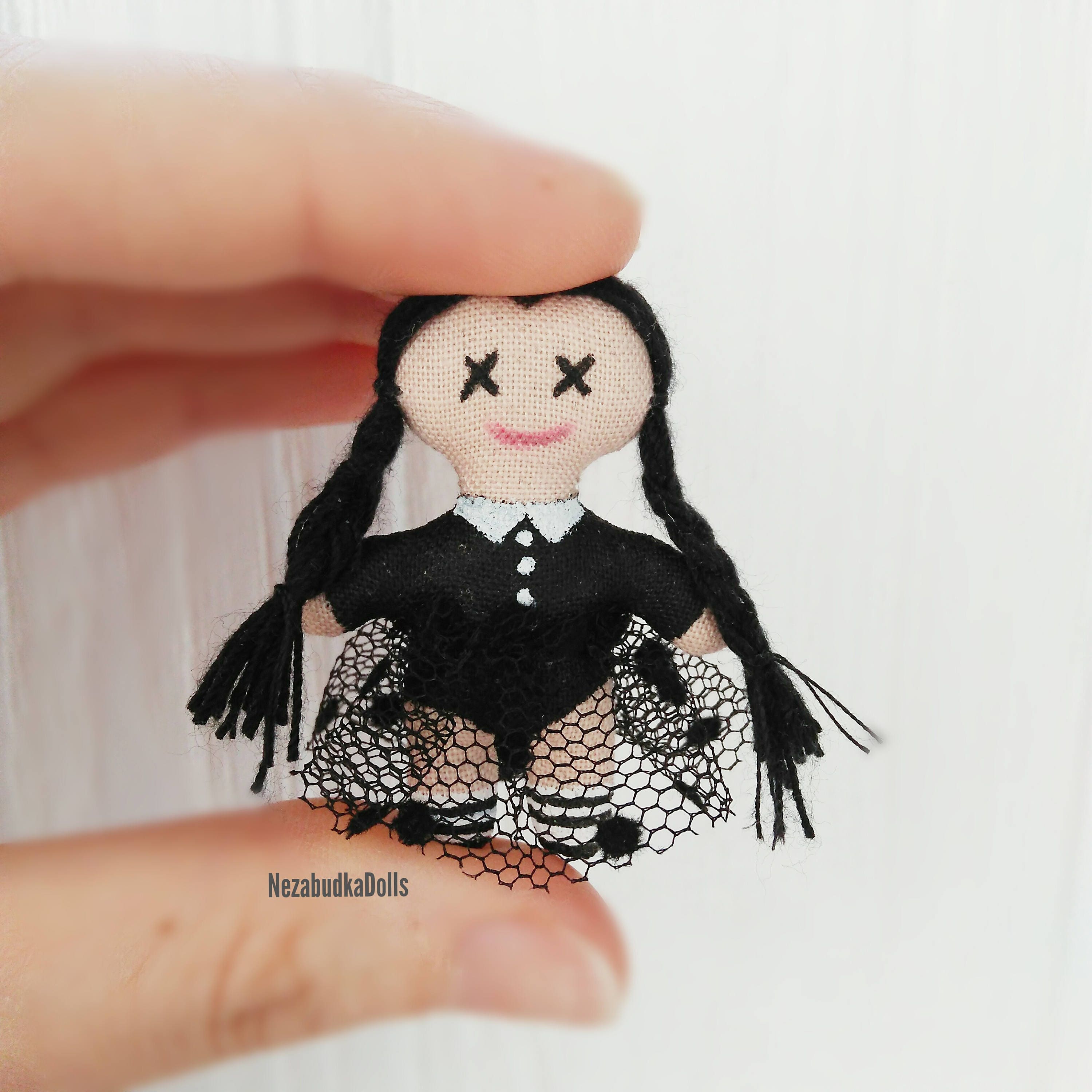 Halloween's Rag Doll Handmade Horror Art Cloth Doll Goth Haunted Doll ...