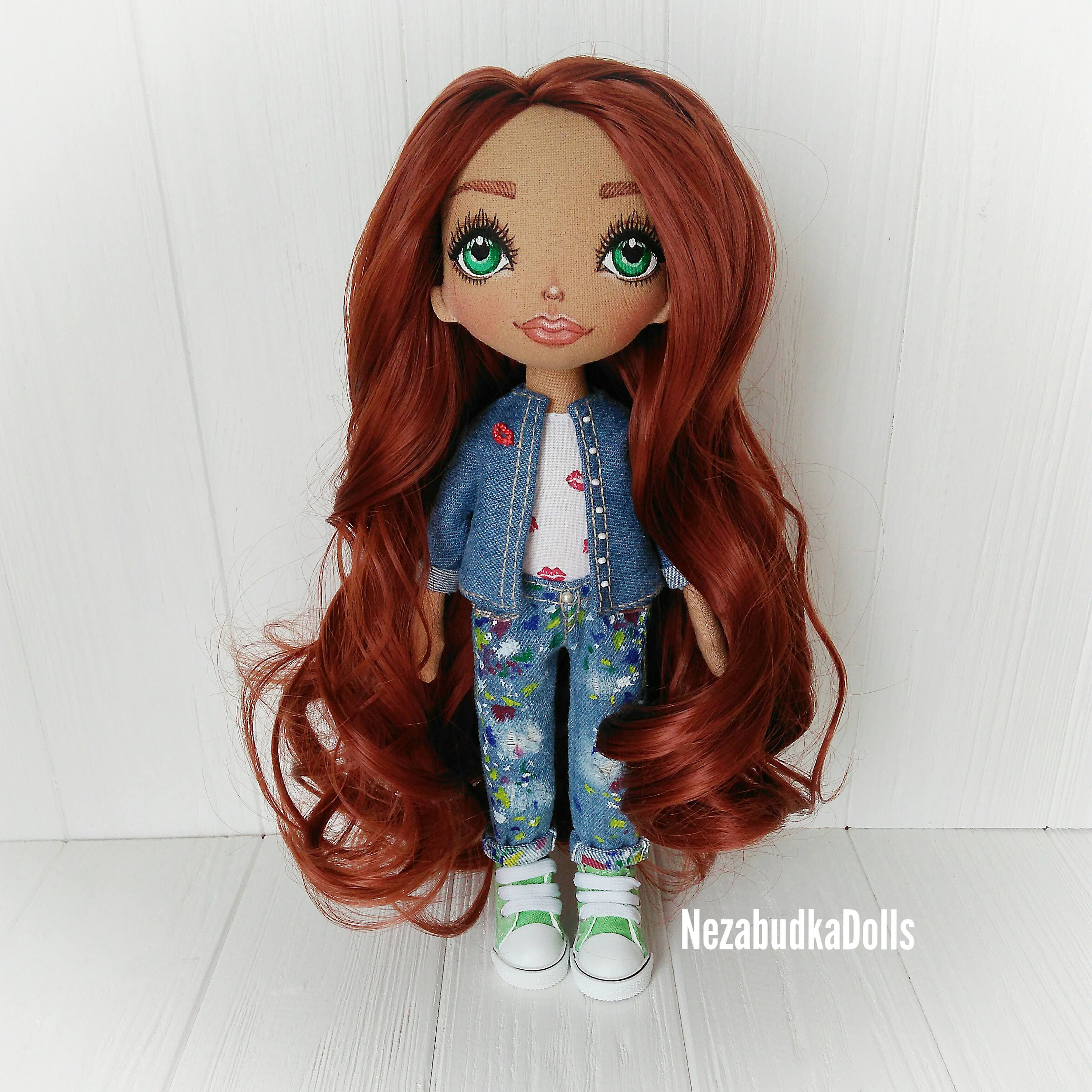 Haar Puppen Haar lockige Haare für Puppen 12 künstliche | Etsy