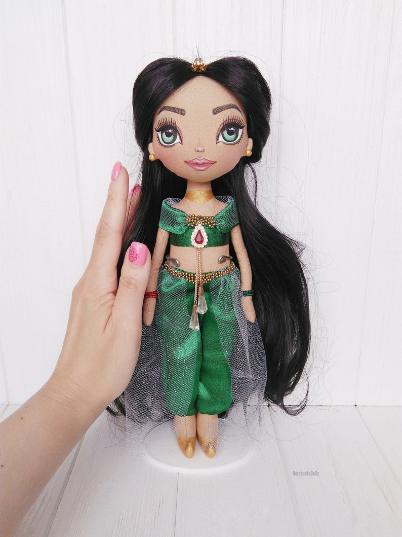 Princess Jasmine Eastern rag doll Collection art doll Etsy