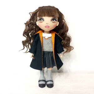 Witch rag doll handmade Halloween cloth dolls