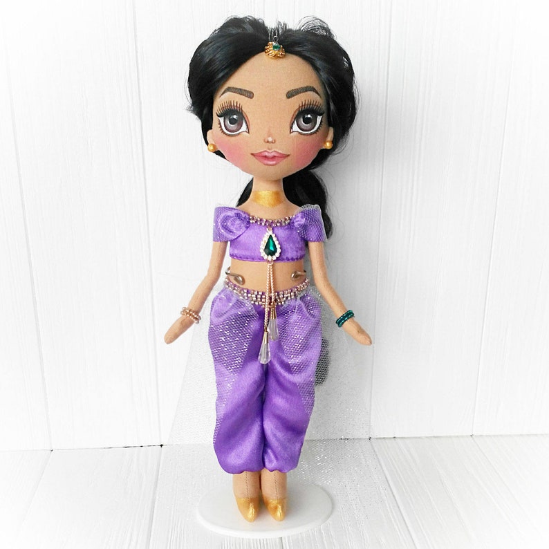 Princess Jasmine Eastern rag doll Collection art doll Etsy