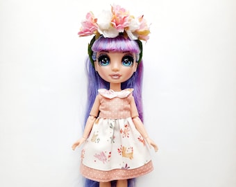 Rainbow high clothing Middie blythe clothes Blythe doll outfit Pink dolls dress