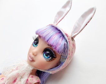 Rainbow high doll bunny clothes Middie Blythe outfit Petite dress dolls hat