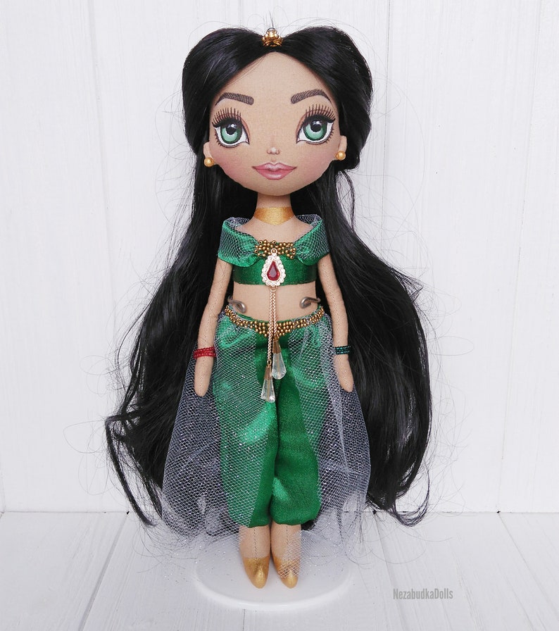 Princess Jasmine Eastern rag doll Collection art doll Etsy