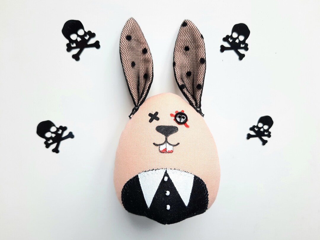 Creepy Bunny Toy Rabbit Scary Toys Handmade - Etsy