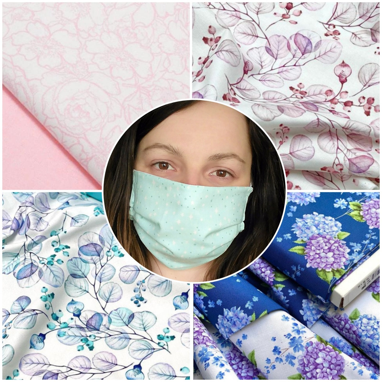 Fabric face mask adult kids Etsy