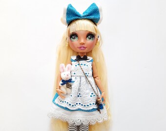 Rainbow High clothes Blythe doll dress Alice rainbow high junior outfit