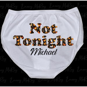Not Tonight Panties -  UK