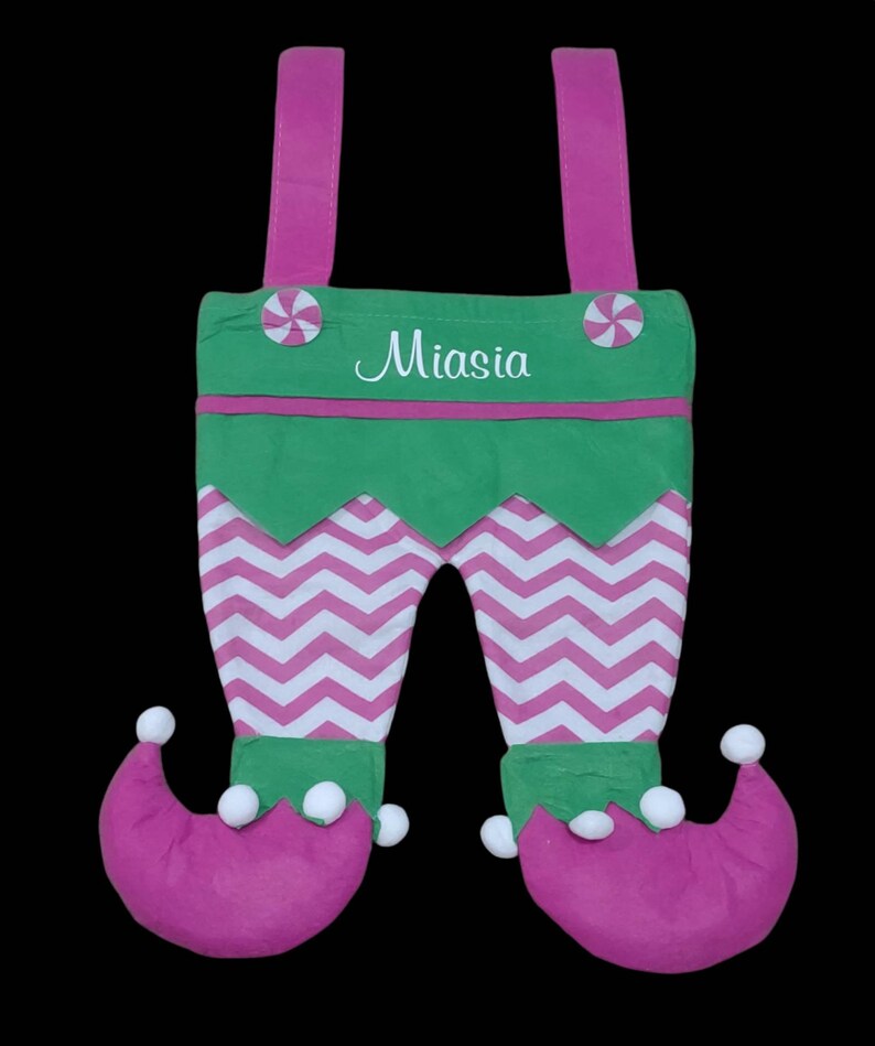 Personalized Elf Pants Elf Legs Christmas Stockings Elf - Etsy