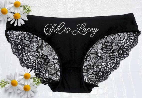 Panties for the Bride - Lingerie - Mrs. Underwear - Bridal Shower Gift - Personalized Panties - Wedding Gift -Engagement Party- Bachelorette