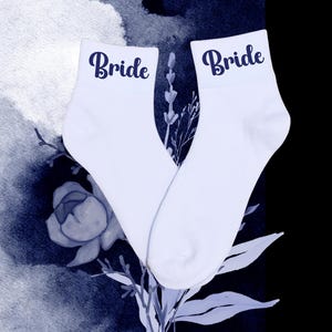 Personalized Bride Socks: Bridal Shower Gift
