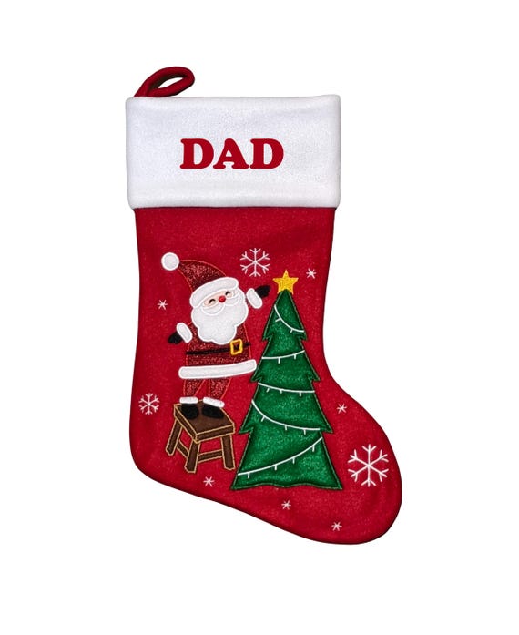 Personalized Santa Christmas Stocking