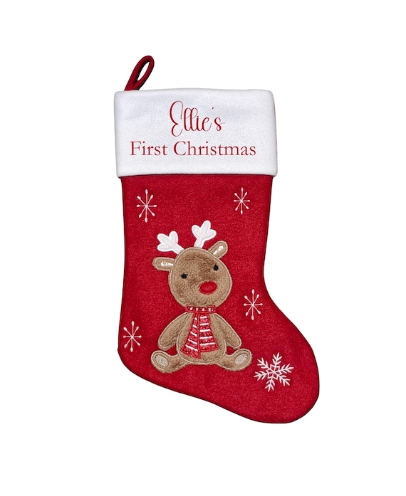 Personalized First Christmas Christmas Stockings: 2025 3d Animals, Holiday Decor, Custom Names, Snowman, Deer, Penguin