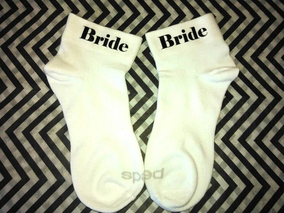 Wedding socks Bride socks Weddings Bride Bridal Shower