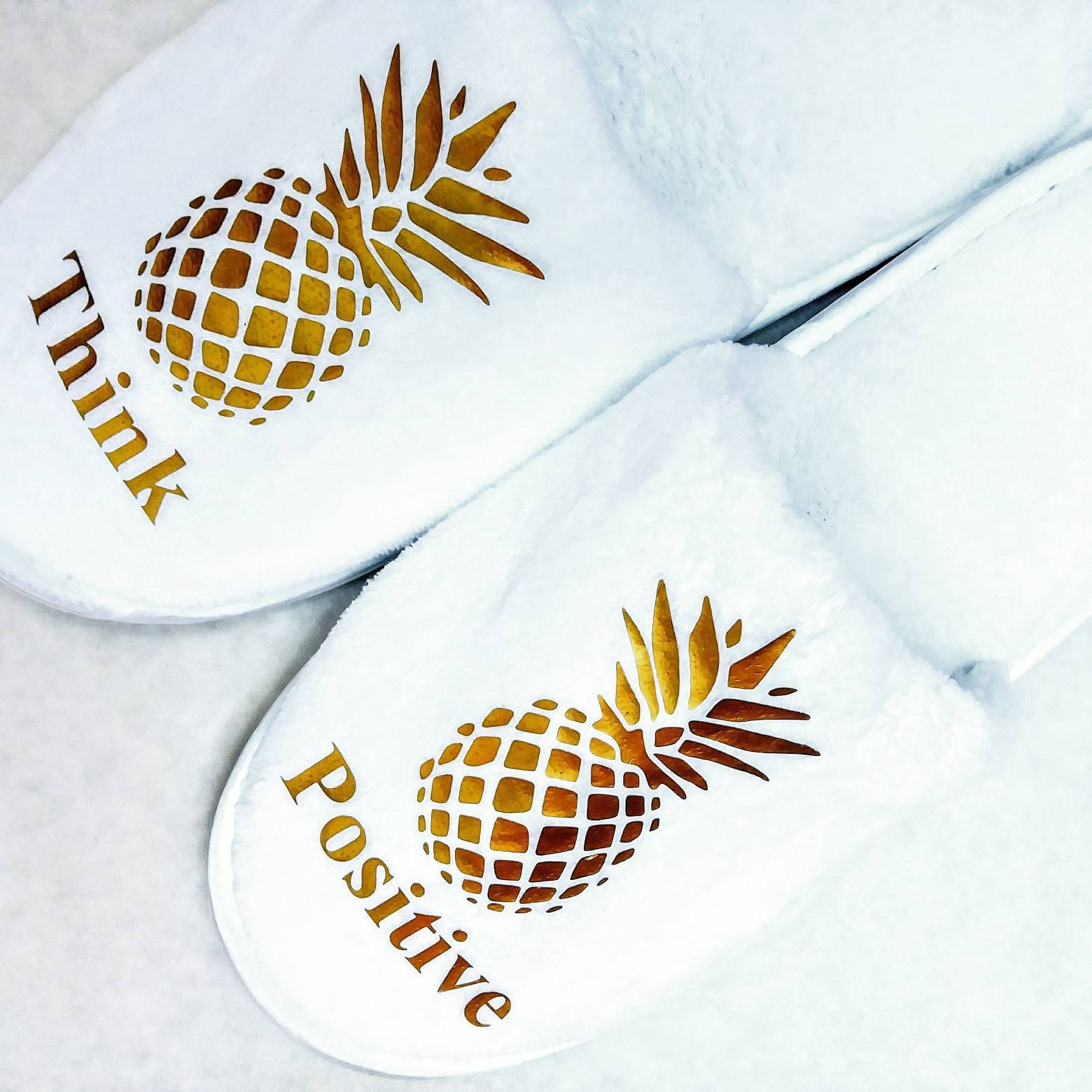 Pineapple slippers sales
