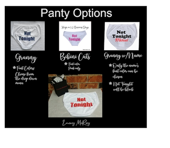 Personalized Funny Underwear Bridal Shower Gift Bachelorette Party