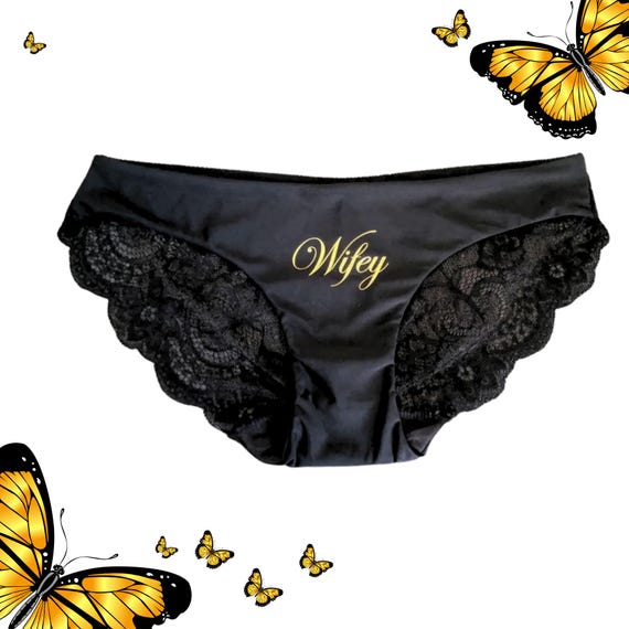 Bride underwear - Personalized Panties - Underwear - Lingerie - Birthday Present for her - Bride Panties Wifey