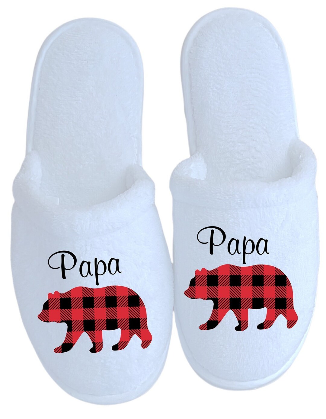 papa bear mens slippers