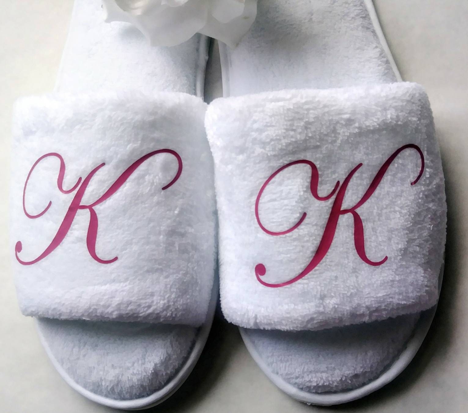 Personalized Slippers Monogrammed Slippers Custom Slippers Etsy