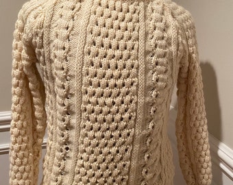meara fisherman sweater crochet pattern