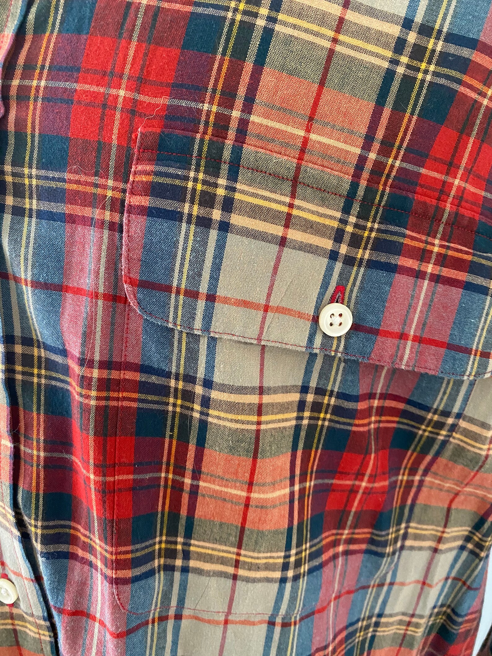 Vintage Ralph Lauren plaid shirt Etsy
