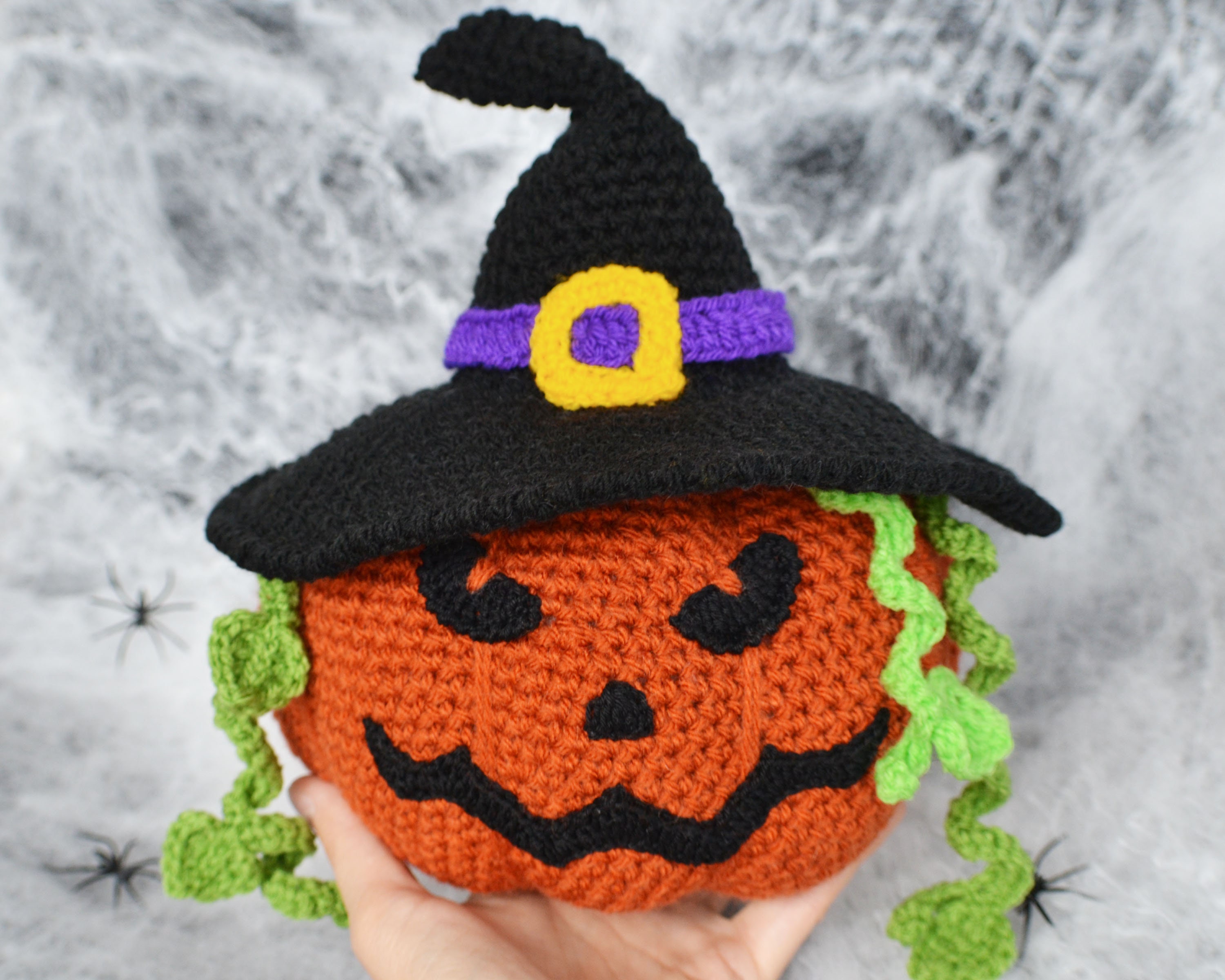 Halloween pumpkin amigurumi Crochet pattern Wizard Witch | Etsy