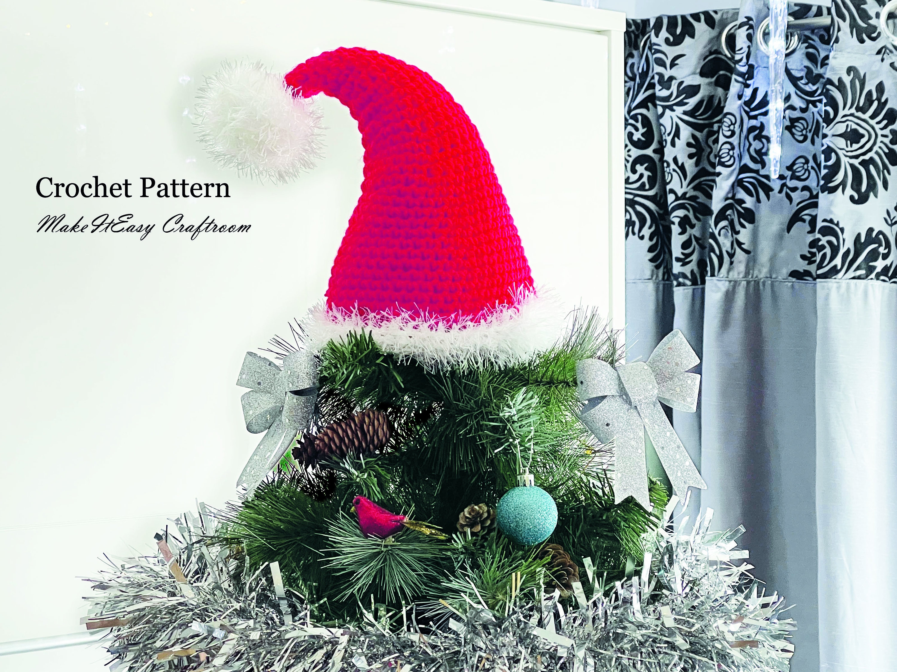 Form Dollar Tree Christmas Hat Deco Mesh Elf Hat Sandia Computers