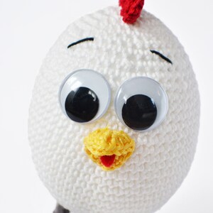 Easter chicken Crochet pattern Baby chicks amigurumi Crocheted farm birds Egg hunt Chicken ornament Easter patterns PDF 画像 10