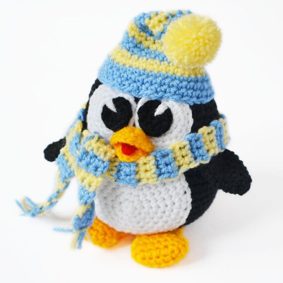 Penguin Amigurumi Crochet Pattern Festive Staircase Decor Etsy