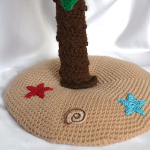 Palm Tree Crochet Pattern Crochet Sea Island Sea Stars Applique Crochet