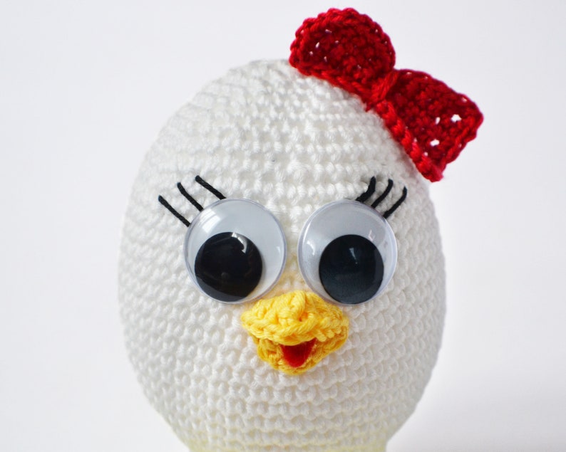 Easter chicken Crochet pattern Baby chicks amigurumi Crocheted farm birds Egg hunt Chicken ornament Easter patterns PDF 画像 7