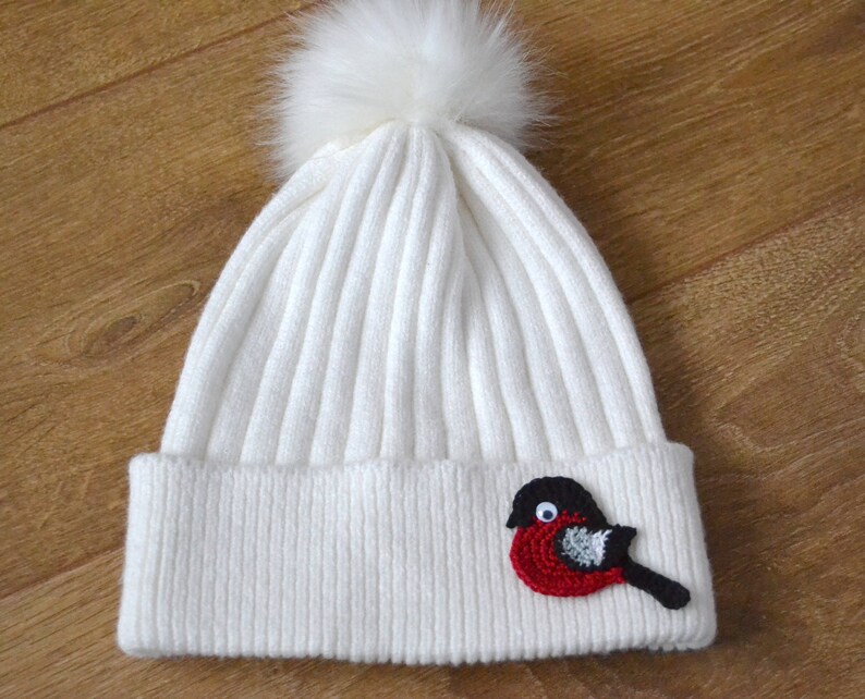 Robin Applique Crochet Pattern Crochet Robin Brooch Christmas Etsy UK