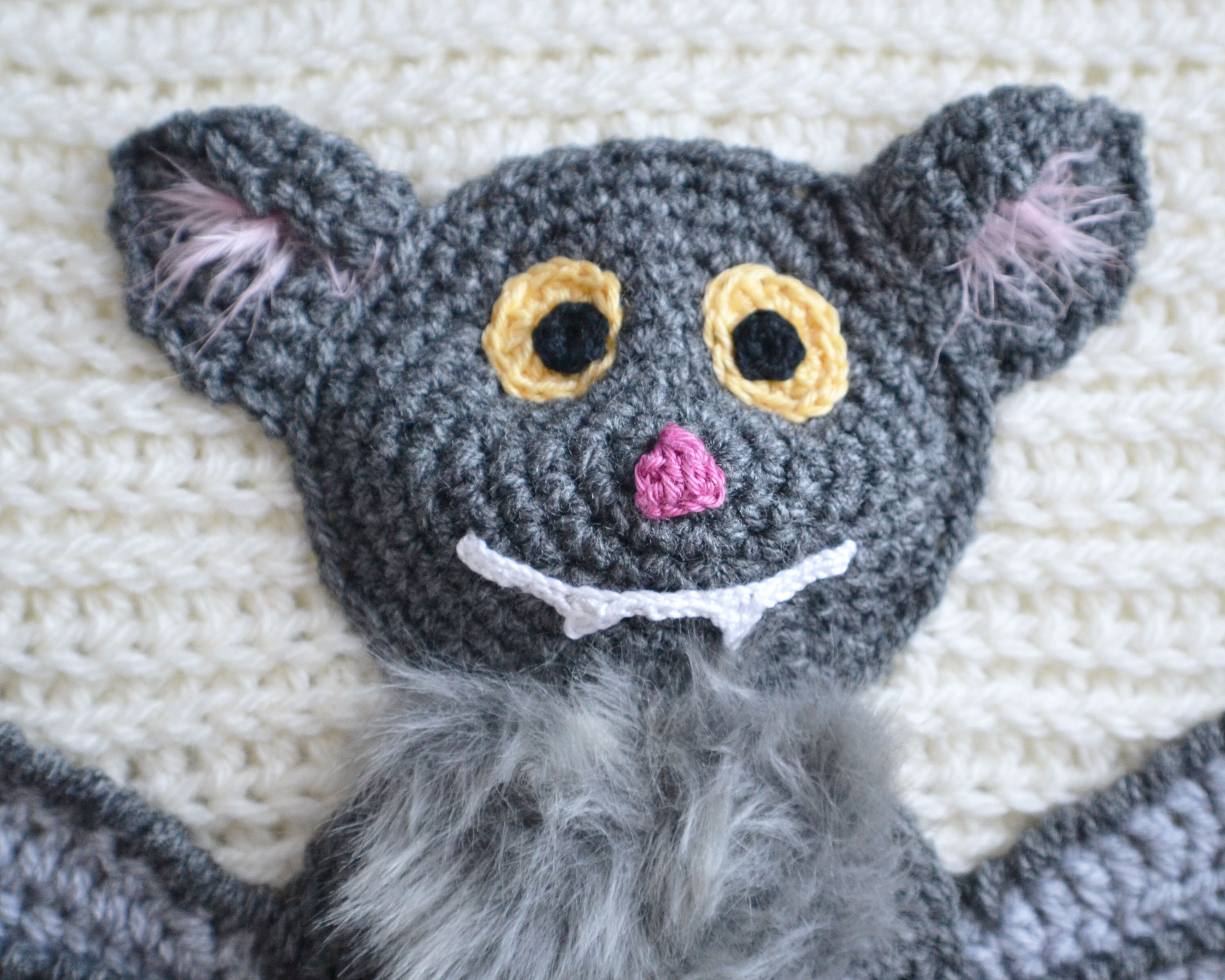 Vampire Bat Crochet Pillow Cover Pattern: Halloween Home Decor (PDF ...