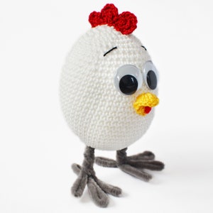 Easter chicken Crochet pattern Baby chicks amigurumi Crocheted farm birds Egg hunt Chicken ornament Easter patterns PDF 画像 9