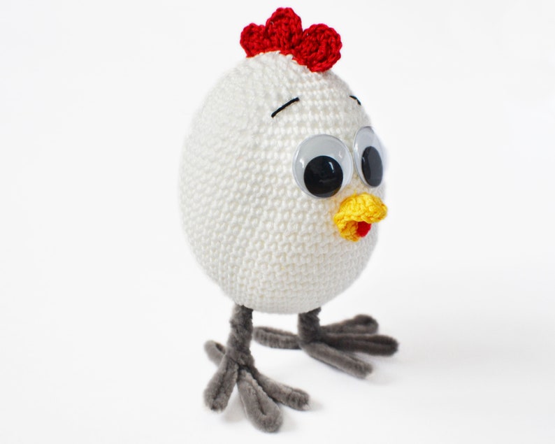 Easter chicken Crochet pattern Baby chicks amigurumi Crocheted farm birds Egg hunt Chicken ornament Easter patterns PDF 画像 9